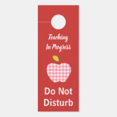 Affichette de porte de l'enseignant sur deux côtés (Devant)