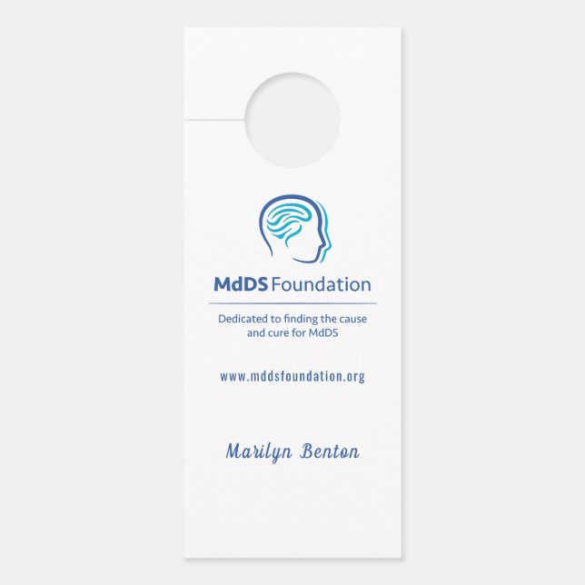 Affichette de porte de sensibilisation MdDS (Devant)