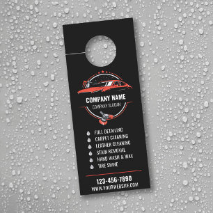 Affichette de porte Détail Auto Mobile, Lave-linge