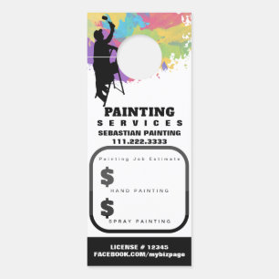 Affichette De Porte *~* Devis QR Estimation Accueil Peinture extérieur