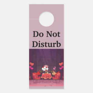 Affichette De Porte Dîner des oiseaux cardinaux du Nord Date Personn