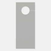 Affichette De Porte do-it-yourself Ajouter votre TEXTE dans l'ensemble (Dos)