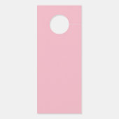 Affichette De Porte do-it-yourself Ajouter votre TEXTE dans l'ensemble (Dos)