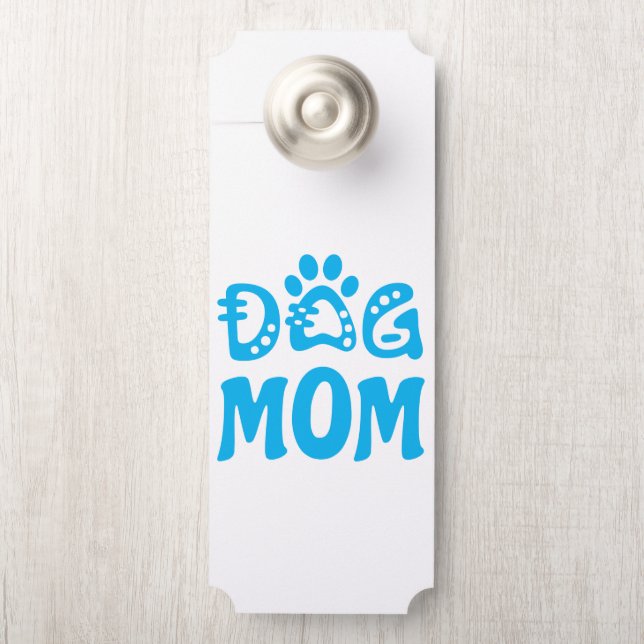 Affichette De Porte Dog (Sur le bouton)