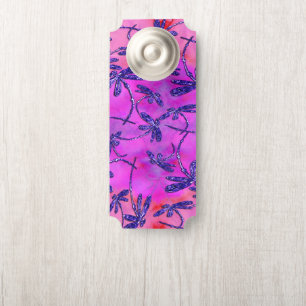 Affichette De Porte Dragonfly Flit Peachy rose