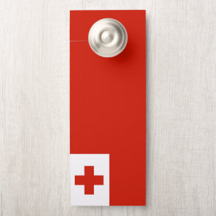 Affichette De Porte Drapeau des Tonga
