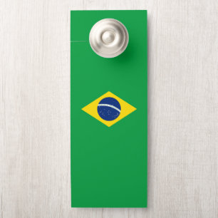 Affichette De Porte Drapeau du Brésil
