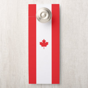 Affichette De Porte Drapeau du Canada