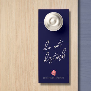 Affichette de porte élégant