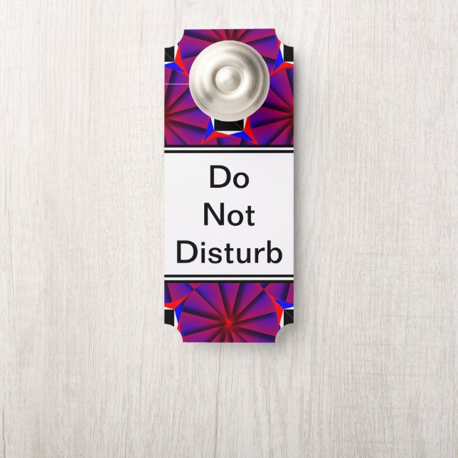 Affichette De Porte Endless Pinwheel par Kenneth Yoncich (Sur le bouton)