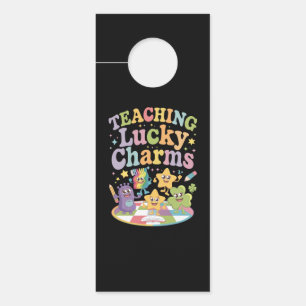 Affichette De Porte Enseignement Lucky Charms Enseignant St Patricks D