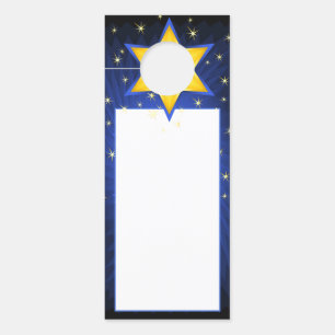 Affichette De Porte Étoile de David