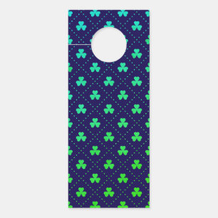 Affichette De Porte Feuilles de trèfle motif de la Saint-Patrick-53223