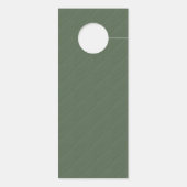 Affichette De Porte Fleur blanche | Invité Mariage Ne Disturbe Pas (Dos)