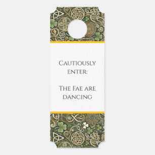 Affichette De Porte Floraison celtique