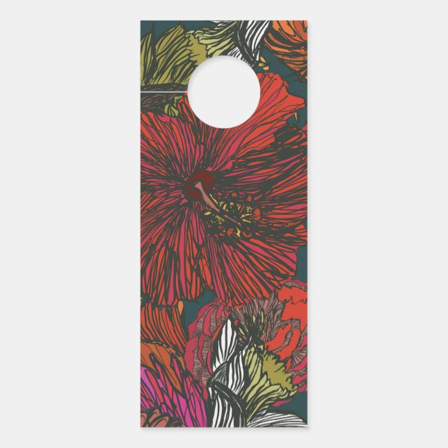 Affichette De Porte Flower Medley (Devant)