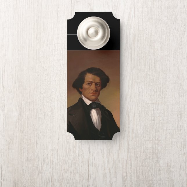 Affichette De Porte Fr3d3rick Bailey Douglass : Légende des droits civ (Sur le bouton)