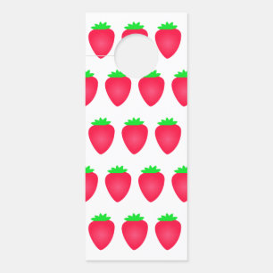 Affichette De Porte Fraise Motif Filles Garçons Nursery Décor Cute