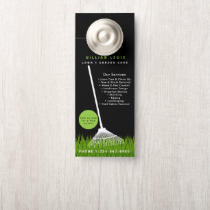 Affichette De Porte Garage de pelouse jardin Paysage Gâteau d'herbe mo