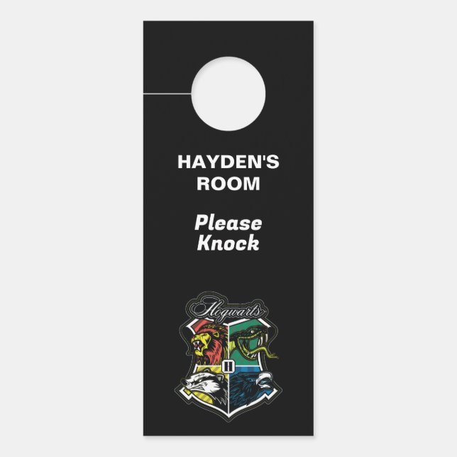 Affichette De Porte HARRY POTTER™ | Badge sportif HOGWARTS™ (Devant)