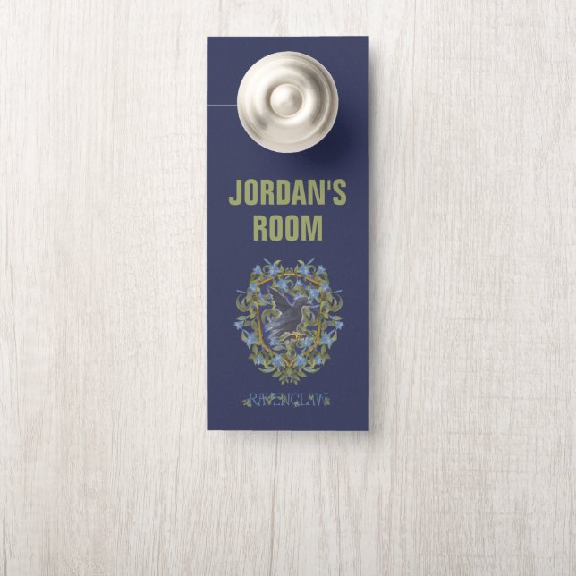 Affichette De Porte HARRY POTTER™ | Crest RAVENCLAW™ (Sur le bouton)