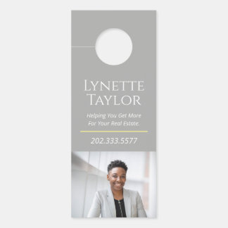 Affichette de porte immobilier