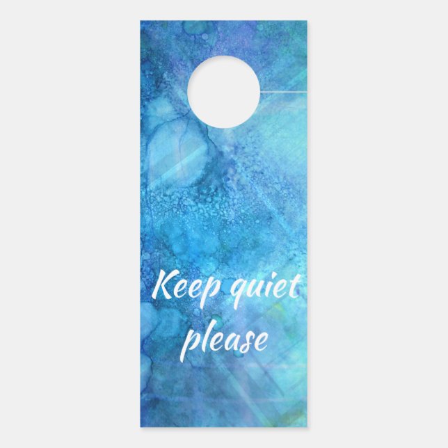 Affichette De Porte Inspiration en cours, calme s'il vous plaît (Dos)