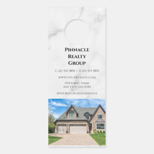 Affichette De Porte Invitation à la Journée Portes Ouvertes Immobilier