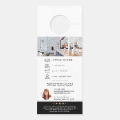 Affichette De Porte Invitation Open House Agriculture immobilière (Dos)