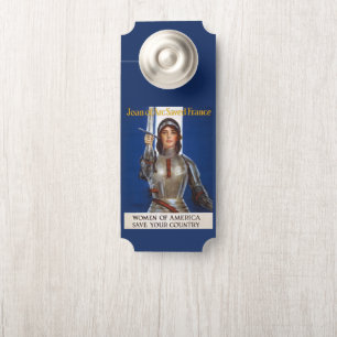 Affichette De Porte Jeanne d'Arc : La servante d'Orléans, héroïne du c