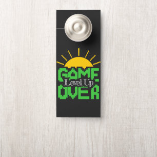 Affichette De Porte Jeu Over : Refaire revivre les vieux jeux, Niveau