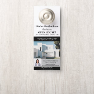 Affichette De Porte Journée portes ouvertes de biens immobiliers