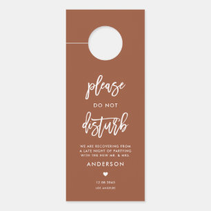 Affichette De Porte La calligraphie ne dérange pas le Mariage en terre