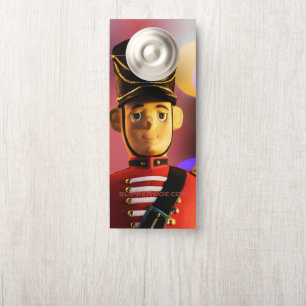Affichette De Porte L'ami soldat de jouet classique de Noël de Slipper