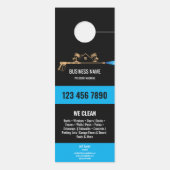 Affichette De Porte Lavage de puissance à pression professionnel (Dos)