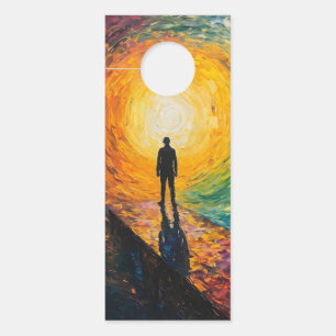 Affichette De Porte Le bord de la dimension