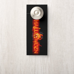 Affichette De Porte Le lettrage de SlipperyJoe's Halloween massivement