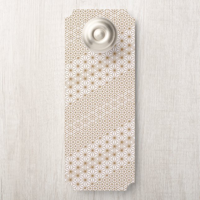 Affichette De Porte Luxe (Sur le bouton)