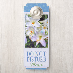 Affichette De Porte Lys de Pâques [Signe de poignet de porte] ド ア ノ