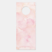 Affichette de porte Mariage Floral Greenery (Dos)