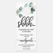 Affichette de porte Mariage ne pas déranger le sig (Devant)