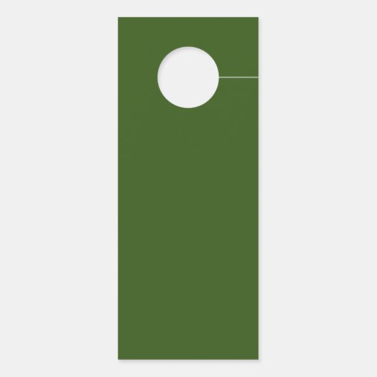 Affichette de porte Mariage vert - Ne pas déranger (Dos)