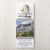 Affichette De Porte Marketing immobilier Open House (Sur le bouton)