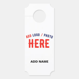 AFFICHETTE DE PORTE MARQUE BLANCHE MODERNE ET PERSONNALISABLE VÉRIFIÉE
