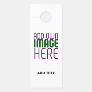AFFICHETTE DE PORTE MODÈLE DE TEXTE D'IMAGE BLANCHE SIMPLE MODERNE
