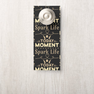 Affichette De Porte Moment d'aujourd'hui, Éveiller la Vie