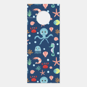 Affichette De Porte Monde marin