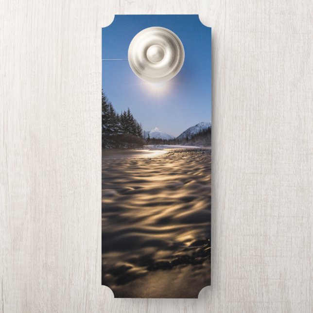 Affichette De Porte Moon (Sur le bouton)