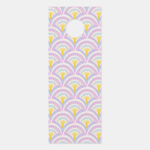 Affichette De Porte Motif de coquille de couleur pastel