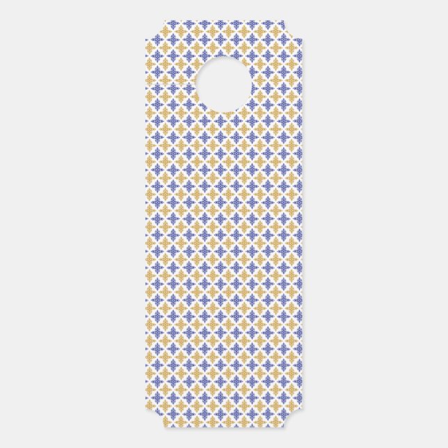 Affichette De Porte Motif de fleurs (Devant)